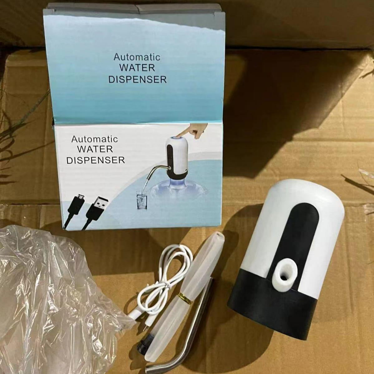 Automatic Wireless Water Bottle Can Dispenser Pump