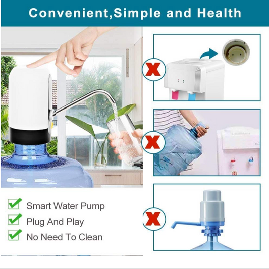 Automatic Wireless Water Bottle Can Dispenser Pump