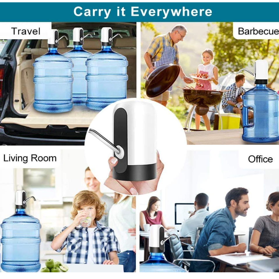 Automatic Wireless Water Bottle Can Dispenser Pump